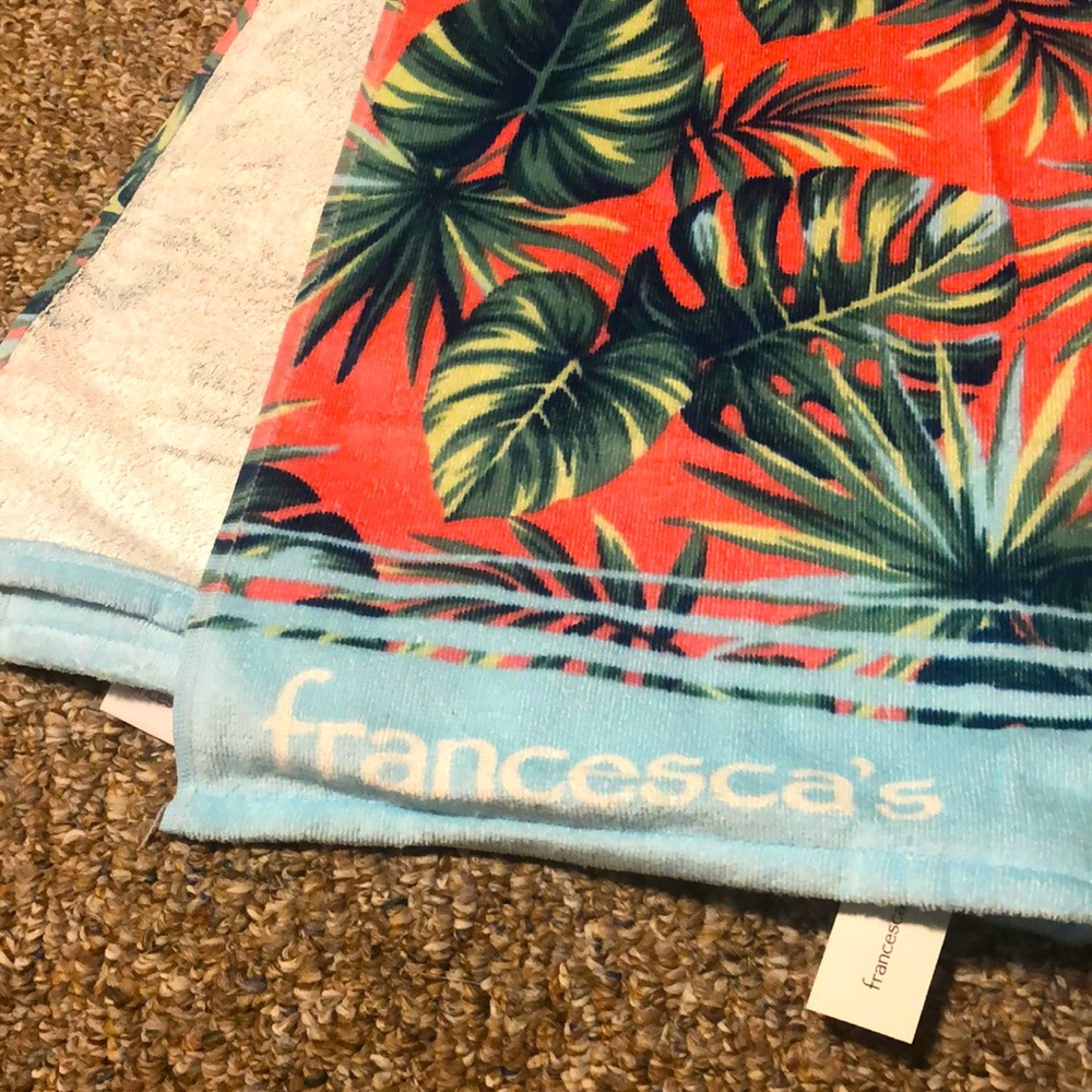Francescas Limited Promotional Beach Towel